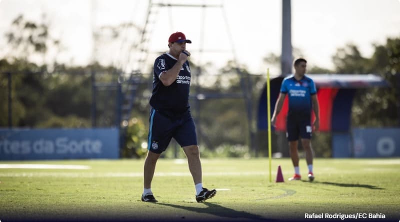 Escalação do Bahia: Rogério Ceni prepara novidades para o confronto contra o Atlético-GO 